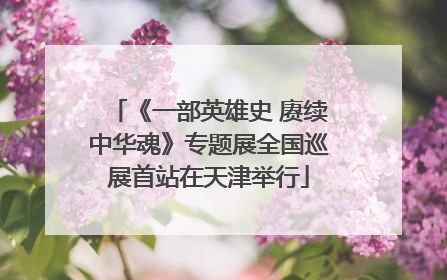 《一部英雄史 赓续中华魂》专题展全国巡展首站在天津举行