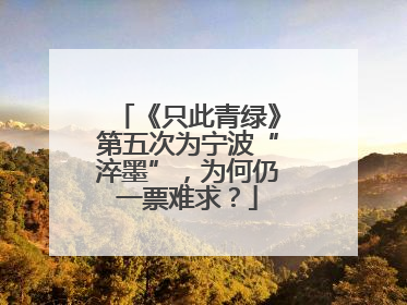 《只此青绿》第五次为宁波“淬墨”，为何仍一票难求？