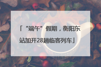 “端午”假期，衡阳东站加开28趟临客列车