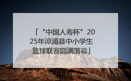 “中国人寿杯”2025年漳浦县中小学生篮球联赛圆满落幕