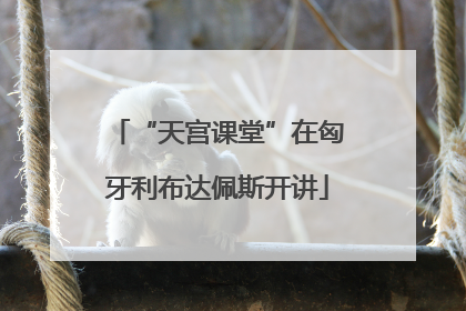 “天宫课堂”在匈牙利布达佩斯开讲