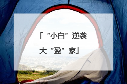 “小白”逆袭大“盈”家