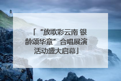 “放歌彩云南 银龄颂华章”合唱展演活动盛大启幕