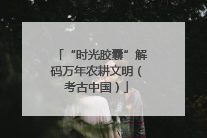 “时光胶囊”解码万年农耕文明（考古中国）