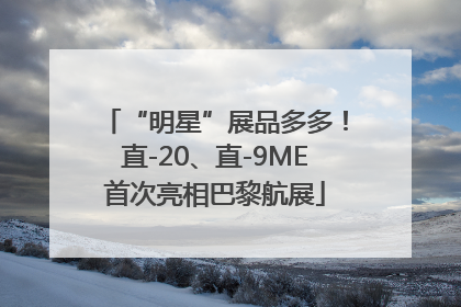 “明星”展品多多！直-20、直-9ME首次亮相巴黎航展