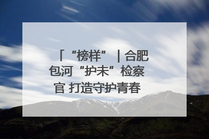 “榜样”｜合肥包河“护未”检察官 打造守护青春成长的永恒灯塔