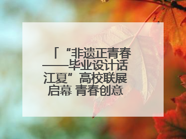 “非遗正青春——毕业设计话江夏”高校联展启幕 青春创意激活千年文脉