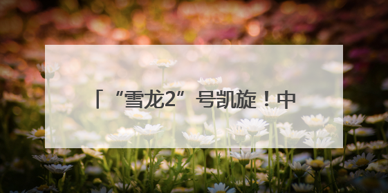 “雪龙2”号凯旋！中国第41次南极考察队顺利完成全部考察任务
