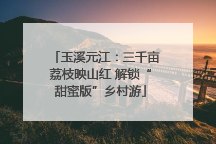 玉溪元江：三千亩荔枝映山红 解锁“甜蜜版”乡村游