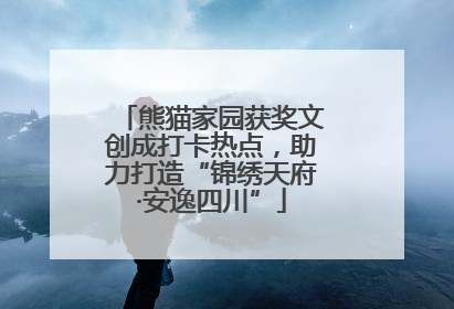 熊猫家园获奖文创成打卡热点，助力打造“锦绣天府·安逸四川”