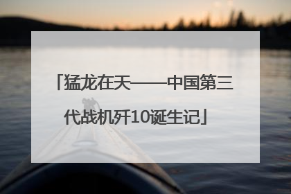 猛龙在天——中国第三代战机歼10诞生记