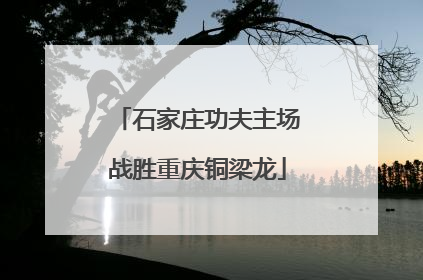 石家庄功夫主场战胜重庆铜梁龙