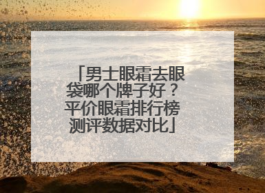 男士眼霜去眼袋哪个牌子好？平价眼霜排行榜测评数据对比