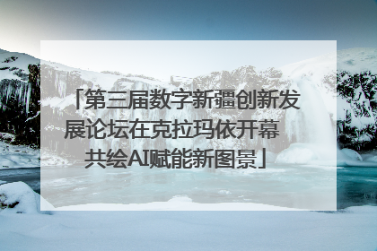 第三届数字新疆创新发展论坛在克拉玛依开幕 共绘AI赋能新图景