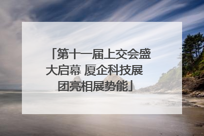 第十一届上交会盛大启幕 厦企科技展团亮相展势能