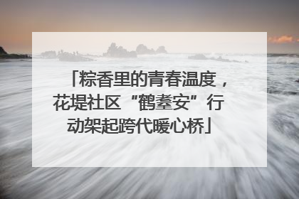 粽香里的青春温度，花堤社区“鹤耋安”行动架起跨代暖心桥