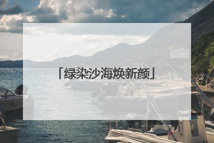 绿染沙海焕新颜