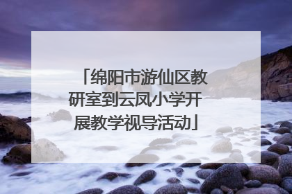 绵阳市游仙区教研室到云凤小学开展教学视导活动