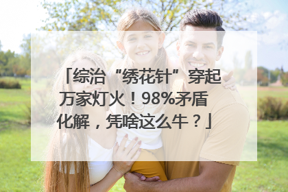 综治“绣花针”穿起万家灯火！98%矛盾化解，凭啥这么牛？
