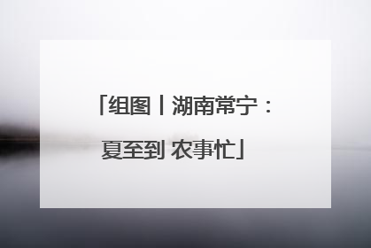 组图丨湖南常宁：夏至到 农事忙