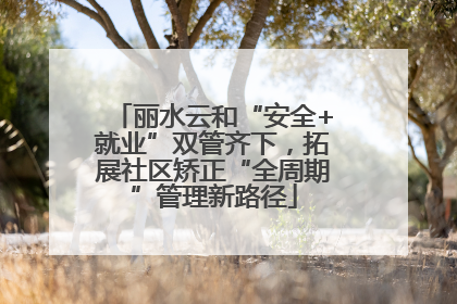 丽水云和“安全+就业”双管齐下，拓展社区矫正“全周期”管理新路径
