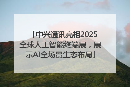 中兴通讯亮相2025全球人工智能终端展，展示AI全场景生态布局