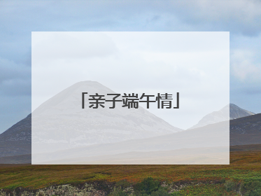 亲子端午情
