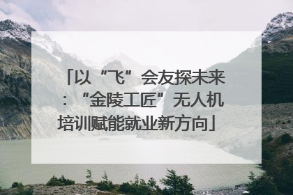 以“飞”会友探未来：“金陵工匠”无人机培训赋能就业新方向