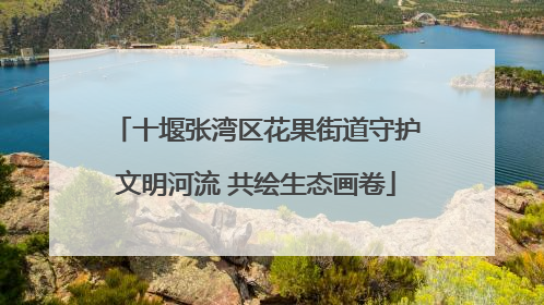十堰张湾区花果街道守护文明河流 共绘生态画卷