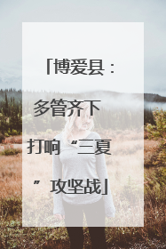 博爱县：多管齐下 打响“三夏”攻坚战