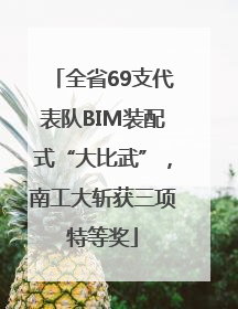 全省69支代表队BIM装配式“大比武”，南工大斩获三项特等奖