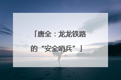 唐全：龙龙铁路的“安全哨兵”