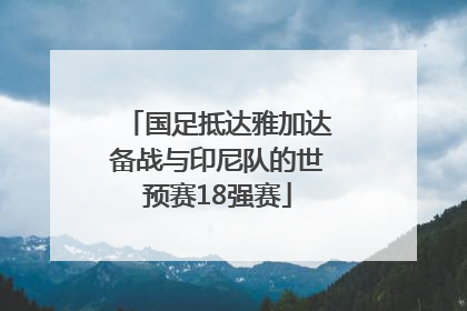 国足抵达雅加达备战与印尼队的世预赛18强赛