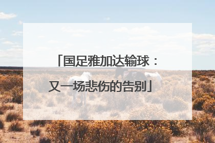 国足雅加达输球：又一场悲伤的告别