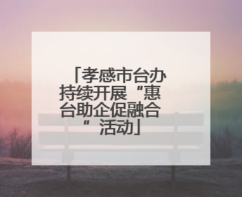 孝感市台办持续开展“惠台助企促融合”活动