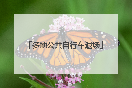 多地公共自行车退场