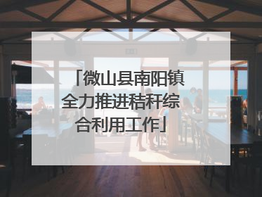 微山县南阳镇全力推进秸秆综合利用工作