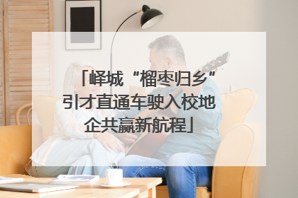 峄城“榴枣归乡”引才直通车驶入校地企共赢新航程