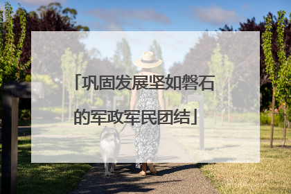 巩固发展坚如磐石的军政军民团结