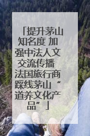 提升茅山知名度 加强中法人文交流传播 法国旅行商踩线茅山“道养文化产品”