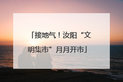 接地气！汝阳“文明集市”月月开市