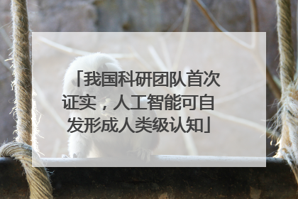 我国科研团队首次证实，人工智能可自发形成人类级认知