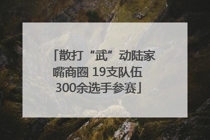 散打“武”动陆家嘴商圈 19支队伍300余选手参赛