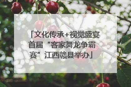文化传承+视觉盛宴 首届“客家舞龙争霸赛”江西赣县举办