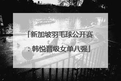 新加坡羽毛球公开赛：韩悦晋级女单八强