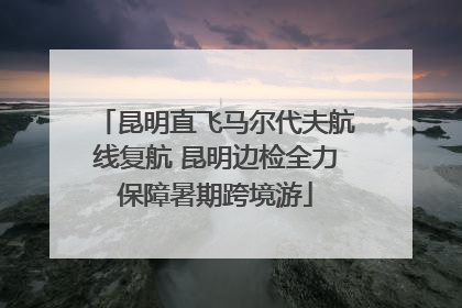 昆明直飞马尔代夫航线复航 昆明边检全力保障暑期跨境游