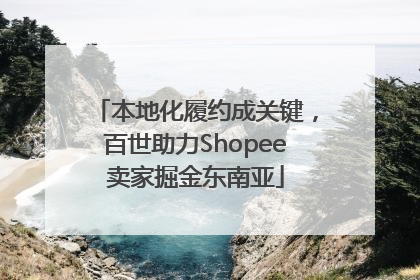 本地化履约成关键，百世助力Shopee卖家掘金东南亚