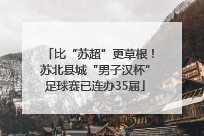 比“苏超”更草根！苏北县城“男子汉杯”足球赛已连办35届