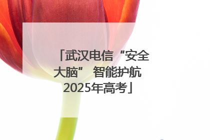 武汉电信“安全大脑” 智能护航2025年高考