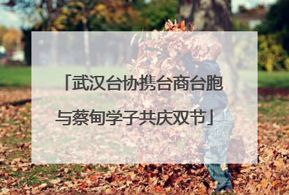 武汉台协携台商台胞与蔡甸学子共庆双节